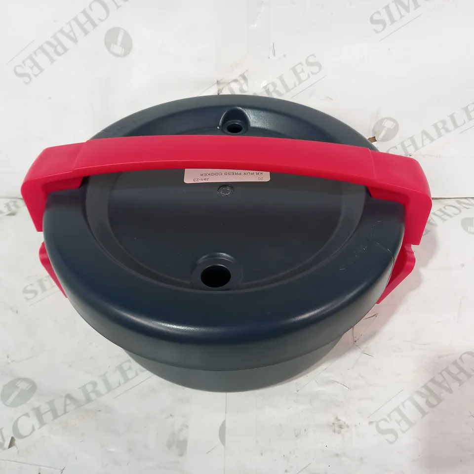 KUHN RIKON DUROMATIC MICROWAVE PRESSURE COOKER - GREY/RED