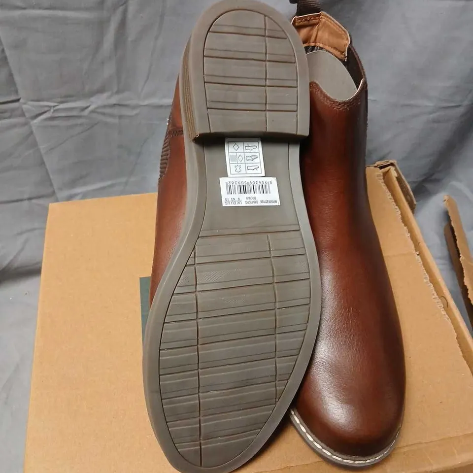 CRICK BAMFORD BROWN CHELSEA BOOTS – UK 9 (EU 43, US 10)