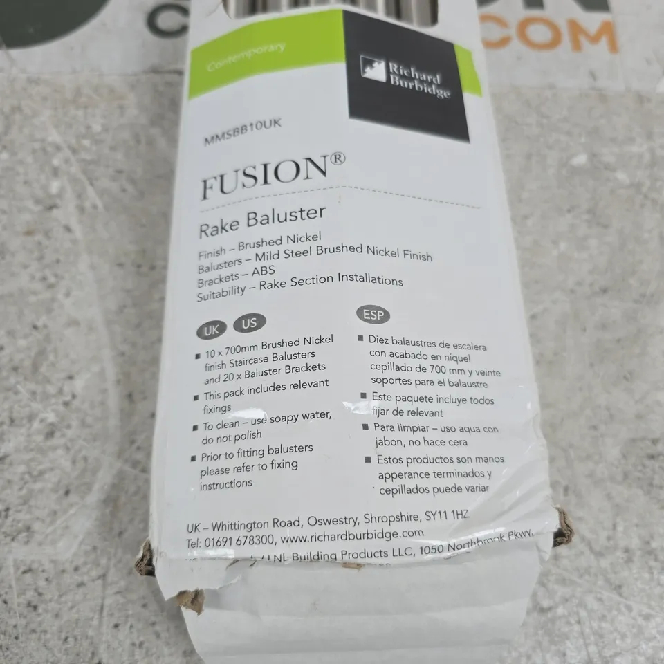 FUSION RAKE BALUSTER PACK BY RICHARD BURBRIDGE