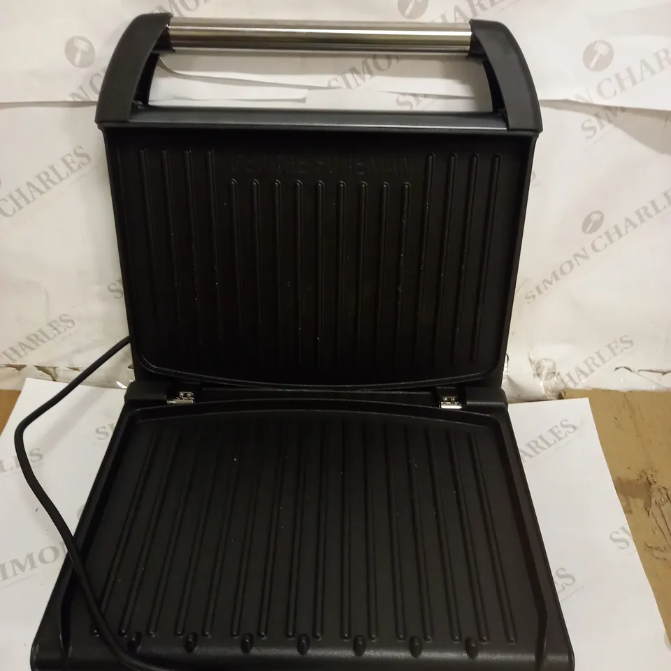 GEORGE FOREMAN LARGE GREY STEEL GRILL 25051