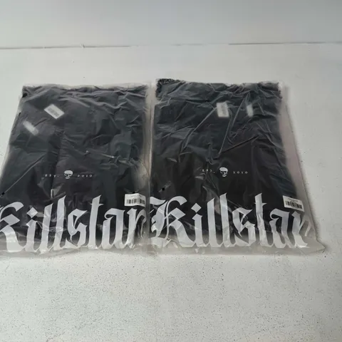 LOT OF APPROXIMATELY 20 BRAND NEW KILLSTAR HAZEVIL CARDIGANS IN BLACK - VARIOUS SIZES