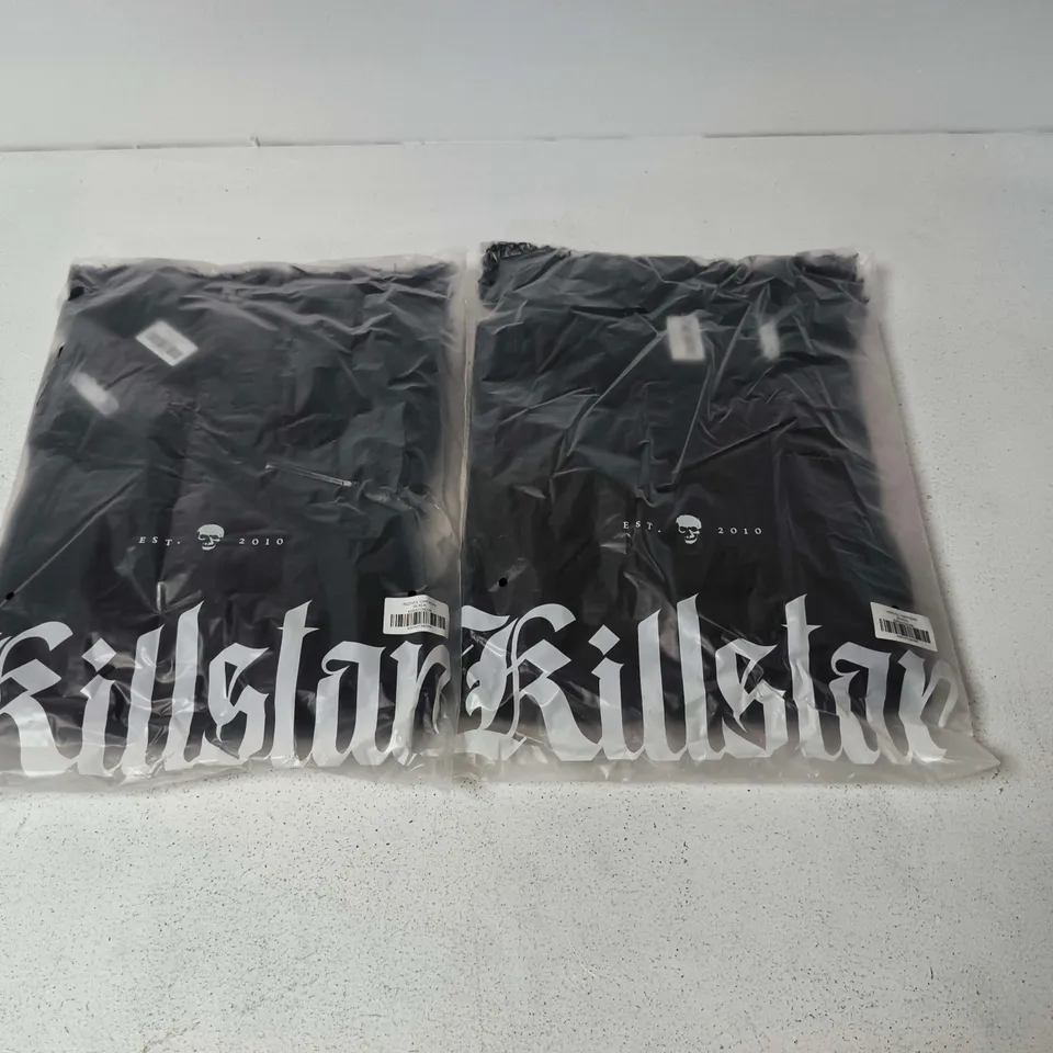 LOT OF APPROXIMATELY 20 BRAND NEW KILLSTAR HAZEVIL CARDIGANS IN BLACK - VARIOUS SIZES