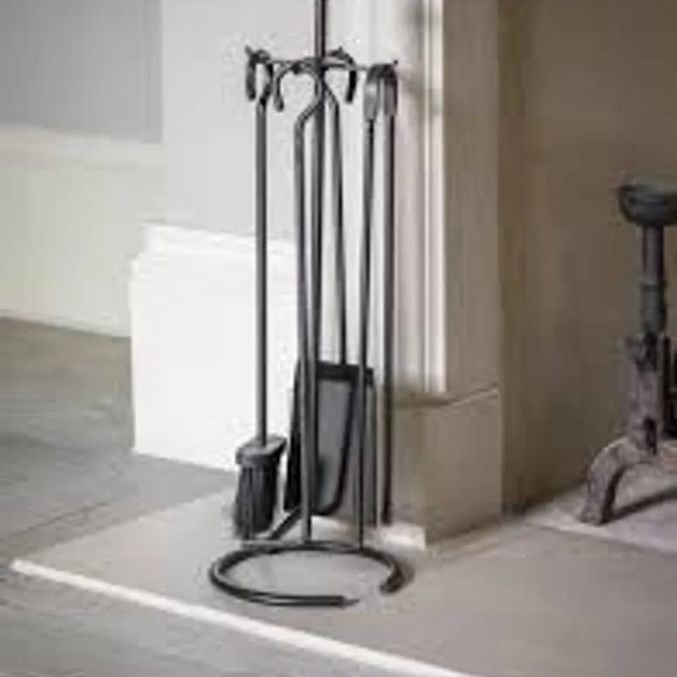 BOXED FILKINS FIRESIDE TOOL SET - BLACK
