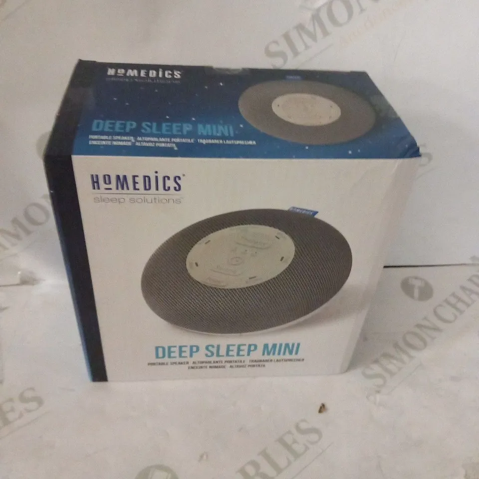 BOXED HOMEDICS SLEEP SOLUTIONS DEEP SLEEP MINI PORTABLE SPEAKER