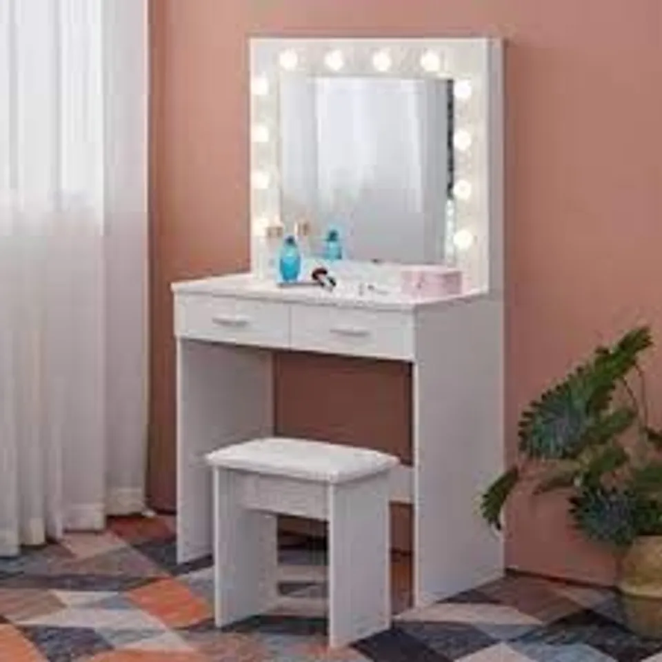 BOXED HIMANSH DRESSING TABLE SET WITH MIRROR 