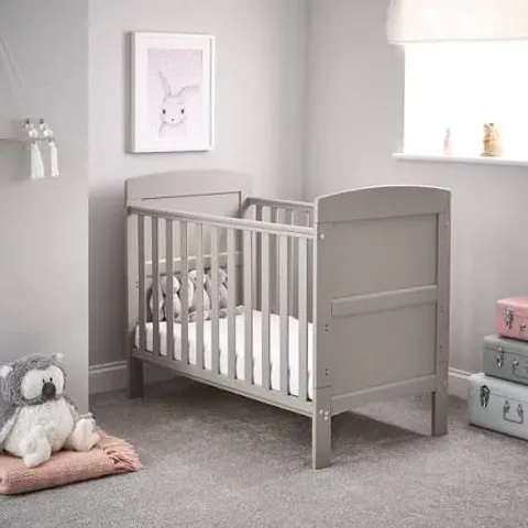 BOXED OBABY GRACE COT BED - WARM GREY (1 BOX)