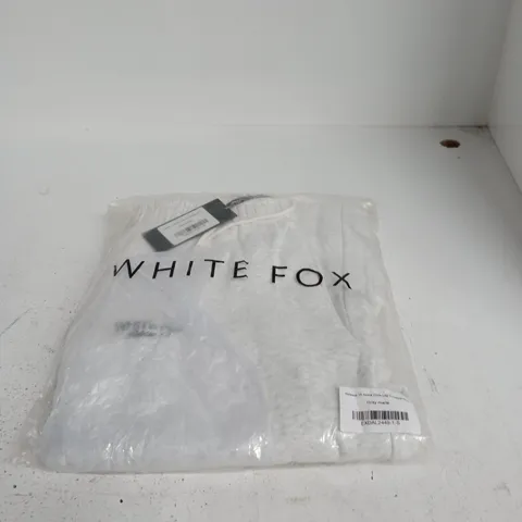 WHITE FOX ASALIA WIDE LEG SWEATPANTS β GREY MARBLE β SIZE S