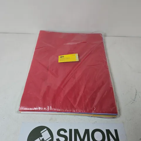 YPO TISSUE PAPER – ASSORTED COLOURS, SEALED PACK