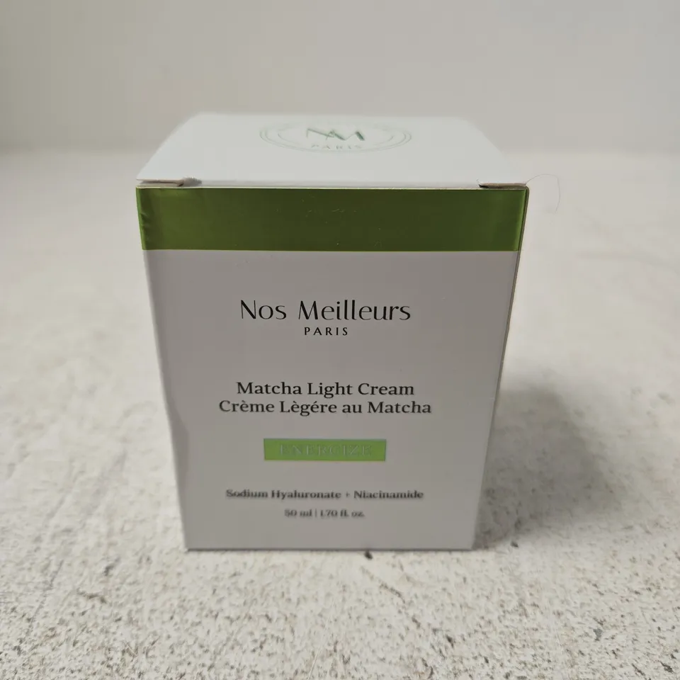 NOS MEILLEURS PARIS MATCHA LIGHT CREAM ENERGIZE – 50 ML