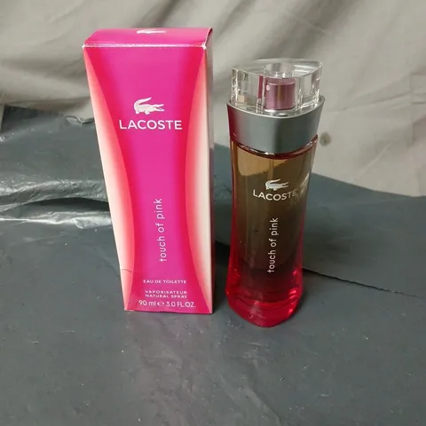 LACOSTE TOUCH OF PINK EAU DE TOILETTE 90ML BOXED