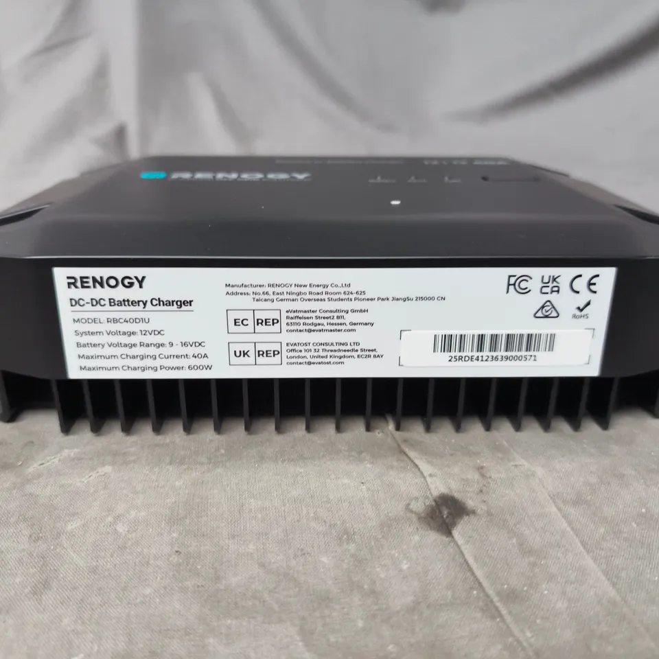 RENOGY DC-DC BATTERY CHARGER, 12V–12V, 40A