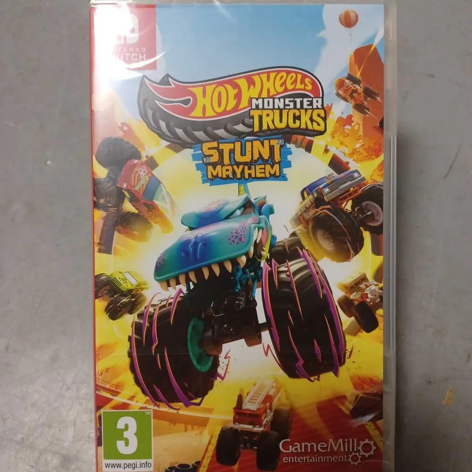 SEALED NINTENDO SWITCH HOT WHEELS MONSTER TRUCKS: STUNT MAYHEM