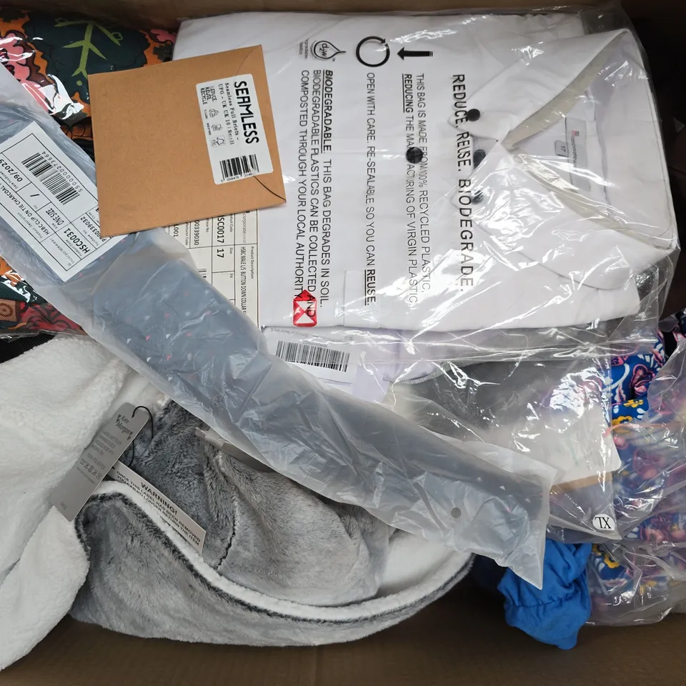 APPROXIMATELY 20 ASSORTED CLOTHING AND FASHION PRODUCTS IN VARIOUS STYLES AND SIZES - COLLECTION ONLY