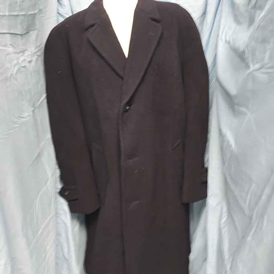 TAILORED BY JOHN COLLIER BLACK WOOL OVERCOAT – OXFORD STREET, LONDON