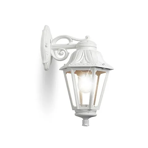 BOXED THEROUX WHITE INTEGRATED LED OUTDOOR WALL LANTERN