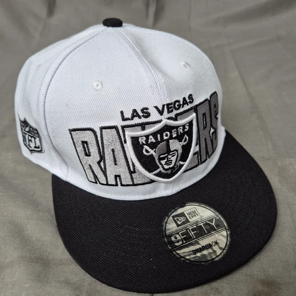 9FIFTY LAS VEGAS RAIDERS CAP IN WHITE