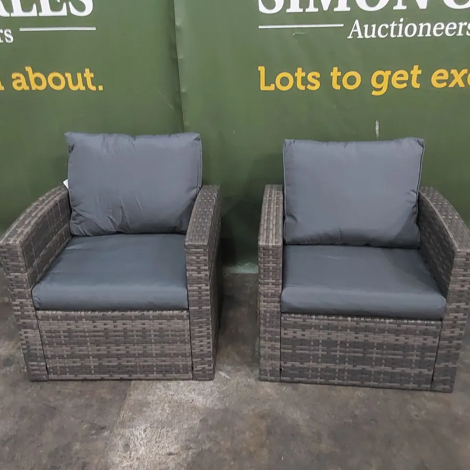 BRAND NEW BOXED KANSAS GARDEN AND PATIO RATTAN SOFA SET (3 BOXES) RRP £995