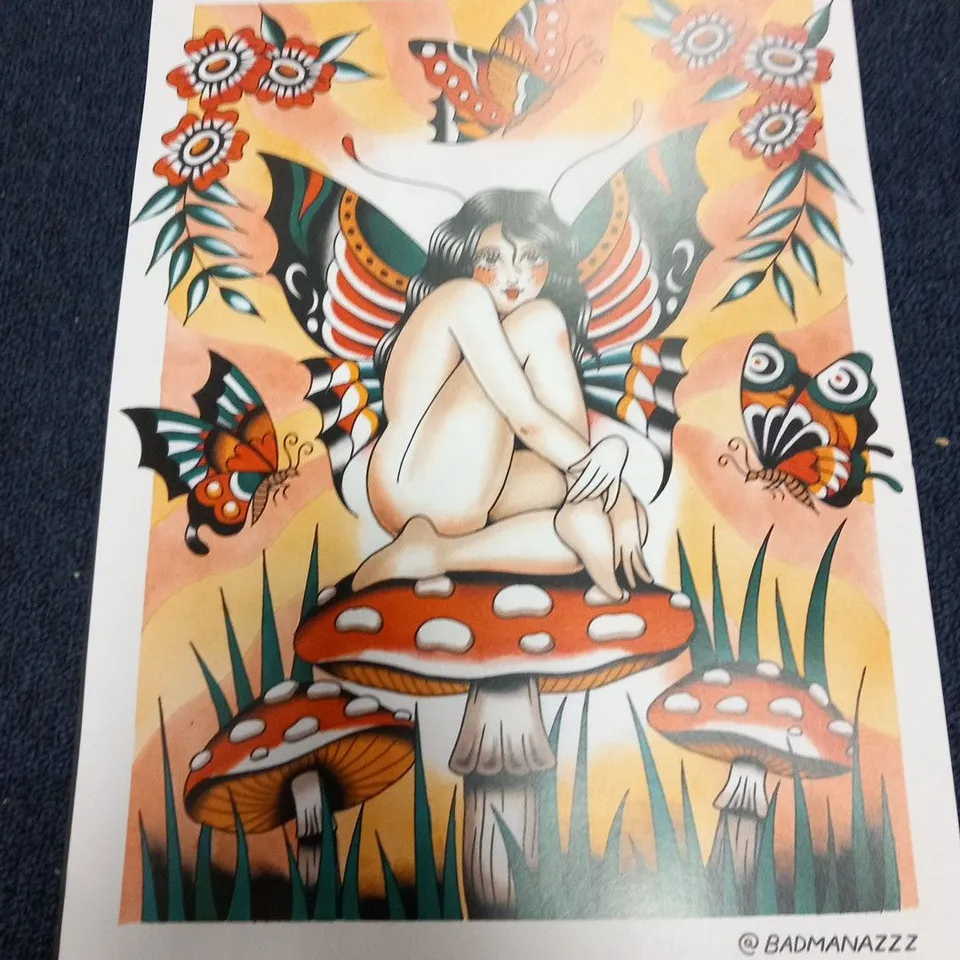 4 ASSORTED BADMANAZZZ PRINTS