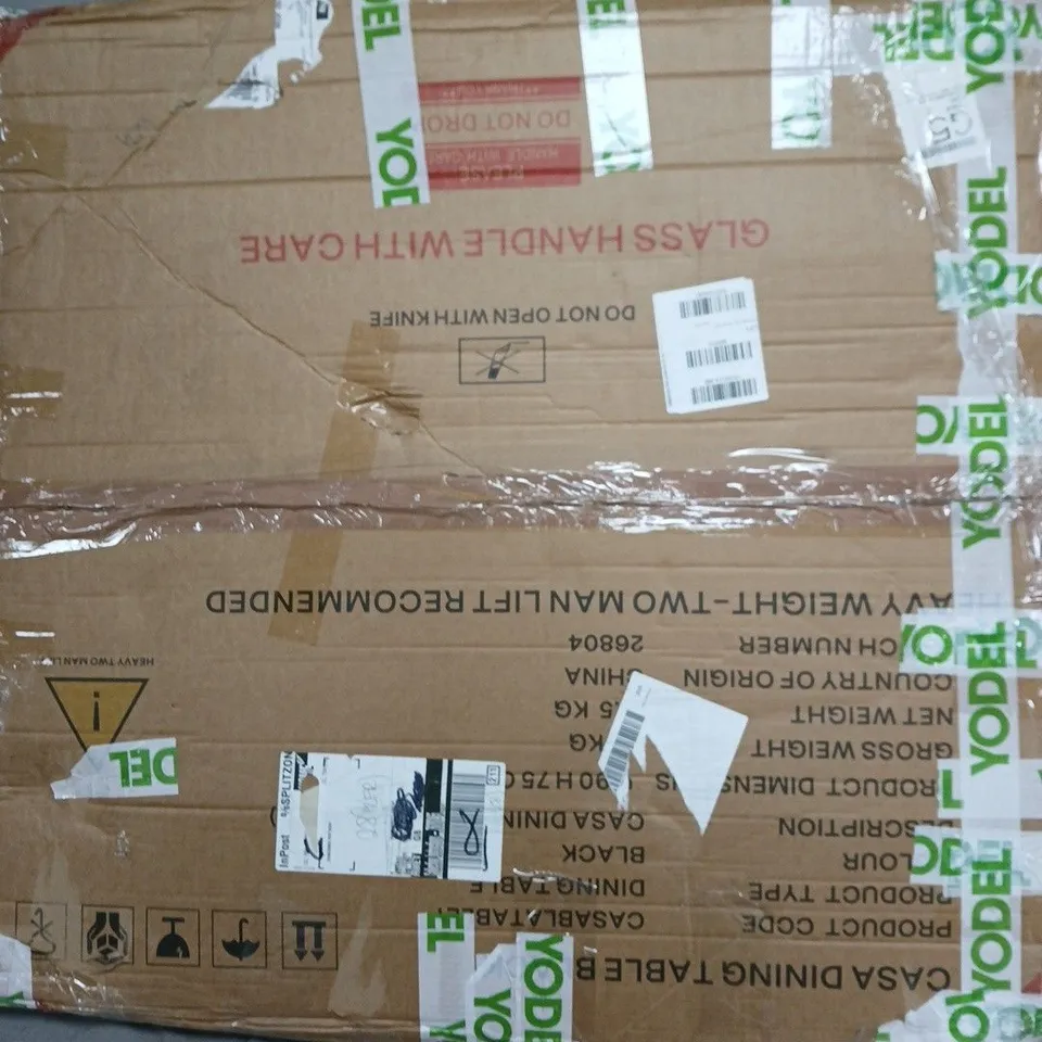 CASA SMOKED TOP DINING TABLE 