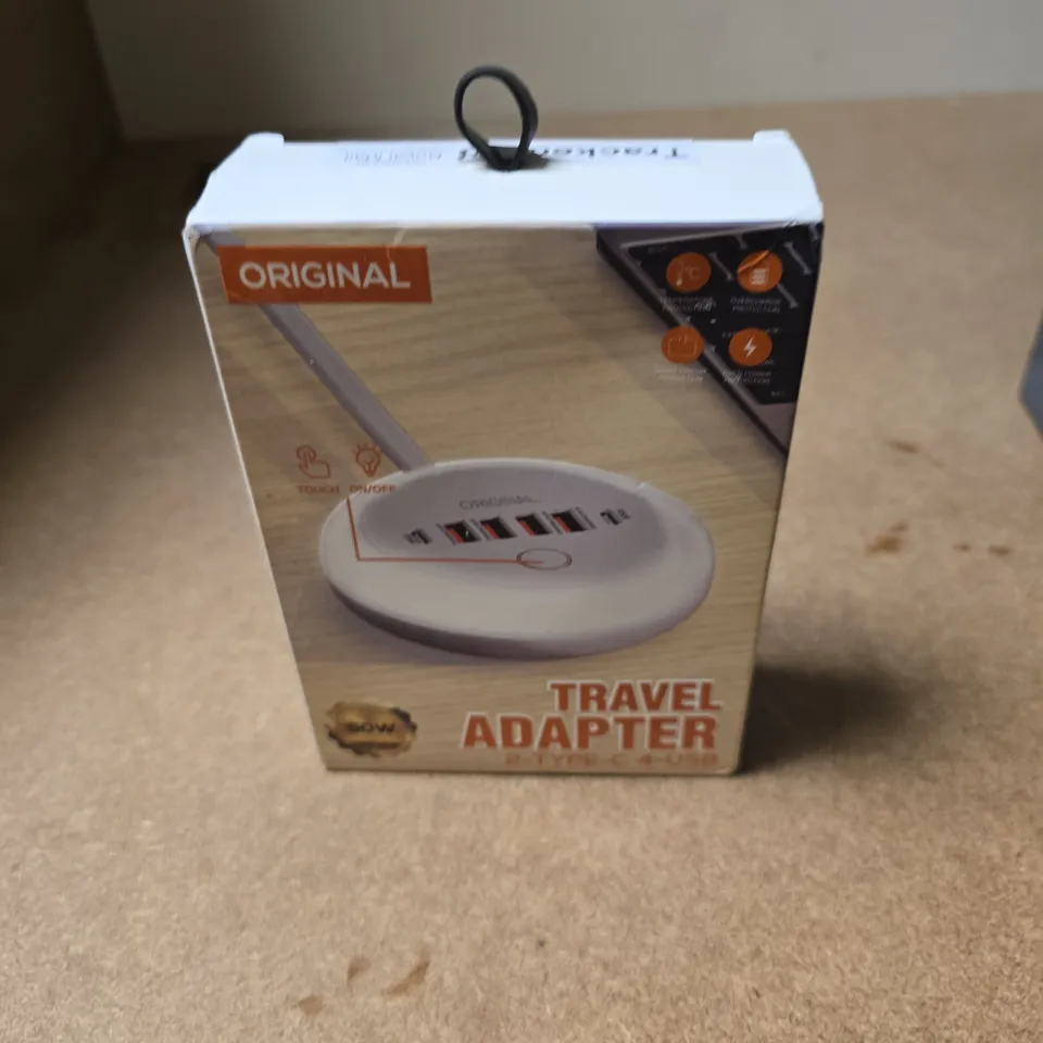 APPROXIMATELY 20 ASSORTED ITEMS INCLUDING SMART DEVIL PHONE CASE , TRAVEL ADAPTER AND 5 IN 1 CHARGING PLUG