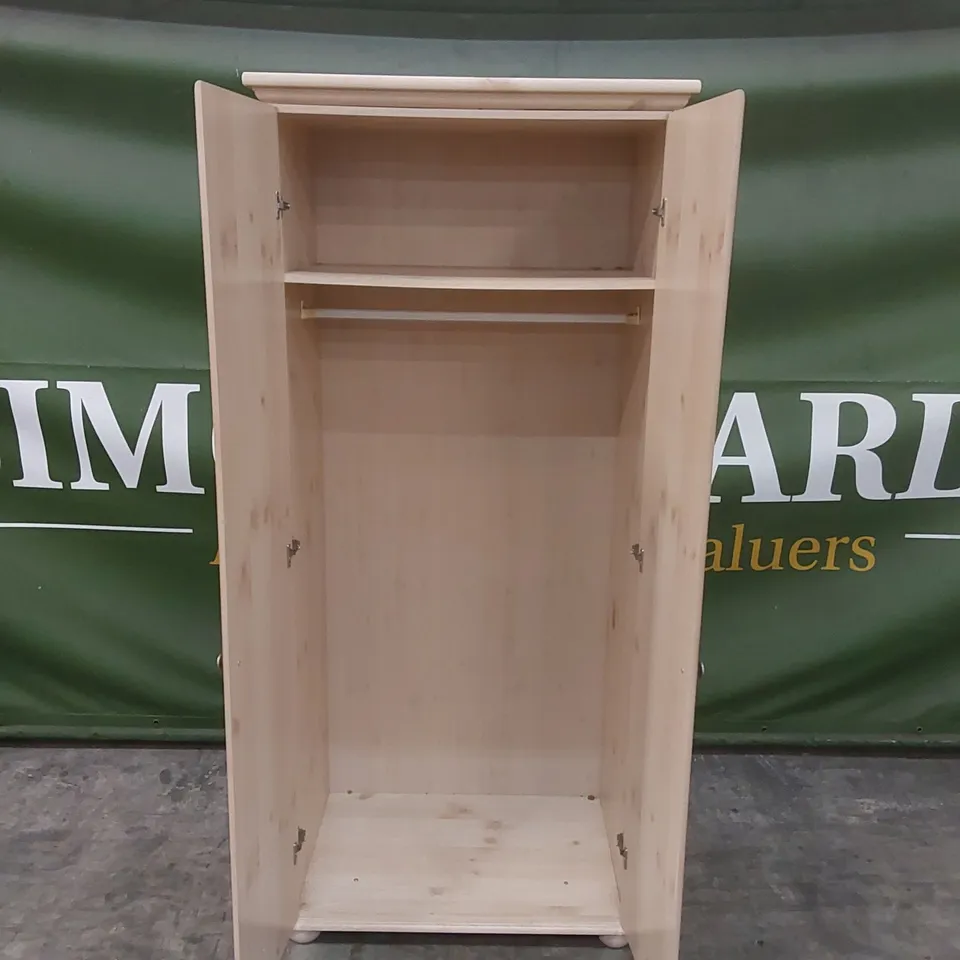 SAVANNAH 2-DOOR WARDROBE - NATURAL