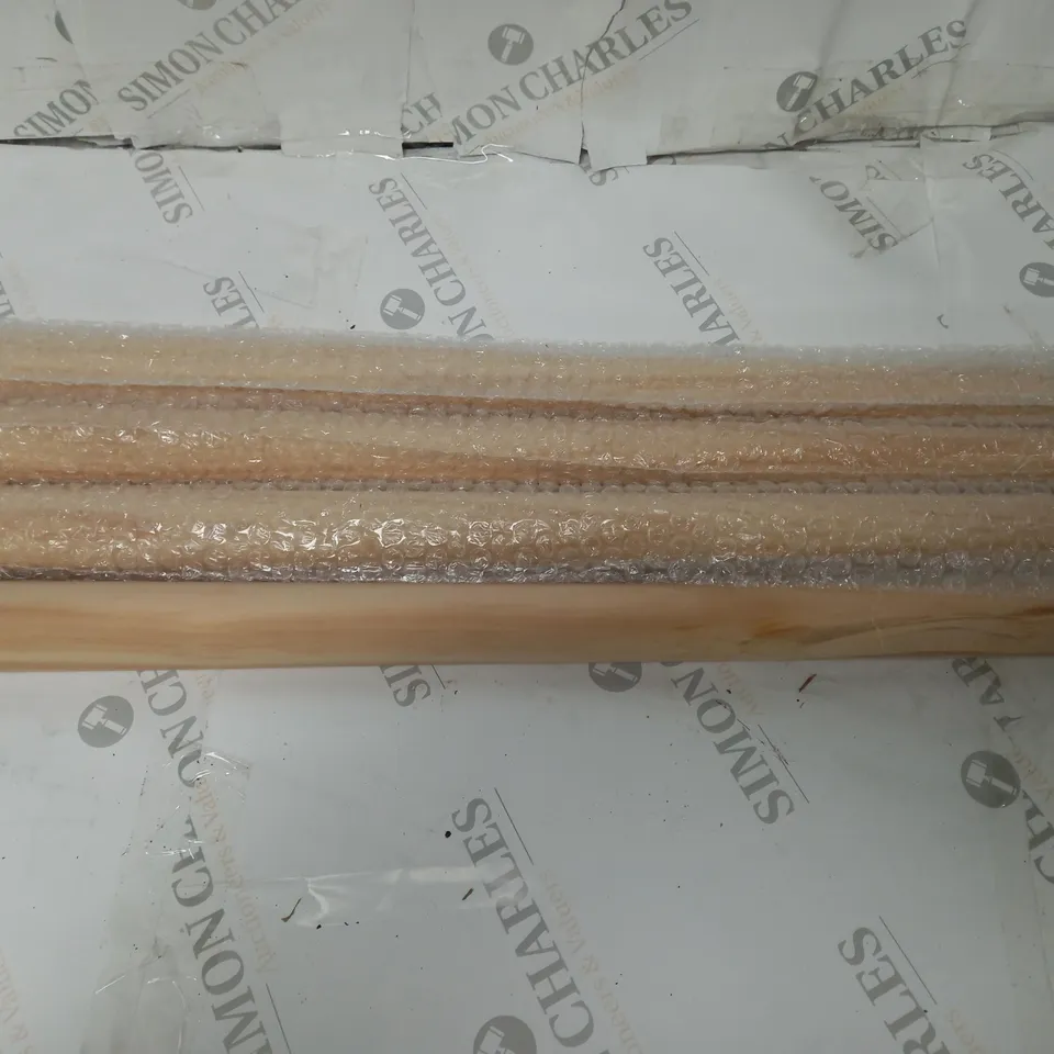 BOX OF 4 SCREW-IN WOODEN POSTS EACH APPROX 70CM TALL 