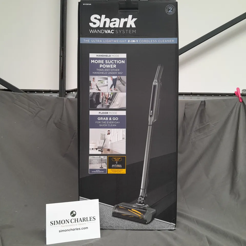 BOXED SHARK WANDVAC 2-IN-1 LIGHTWEIGHT CORDLESS HANDHELD VACUUM CLEANER
