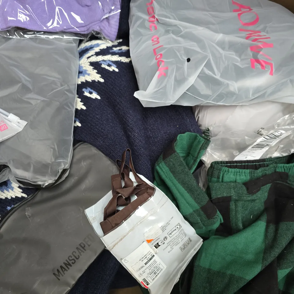 APPROXIMATELY 20 ASSORTED CLOTHING AND FASHION PRODUCTS IN VARIOUS STYLES AND SIZES - COLLECTION ONLY