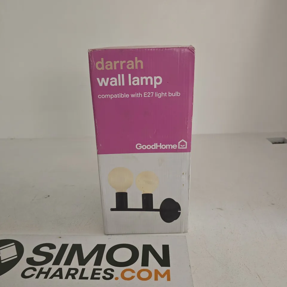 GOOD HOME DARRAH WALL LAMP BOXED