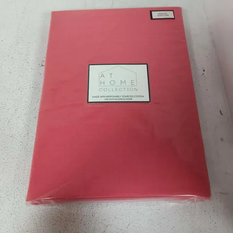 8 AT HOME COLLECTION SUPER KING DUVET COVERS IN CORAL