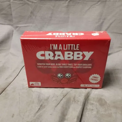 BOXED AND SEALED IM A LITTLE CRABBY GAME
