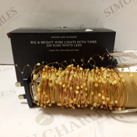 JOHN LEWIS BIG & BRIGHT WIRE PURE WHITE LED LIGHTS