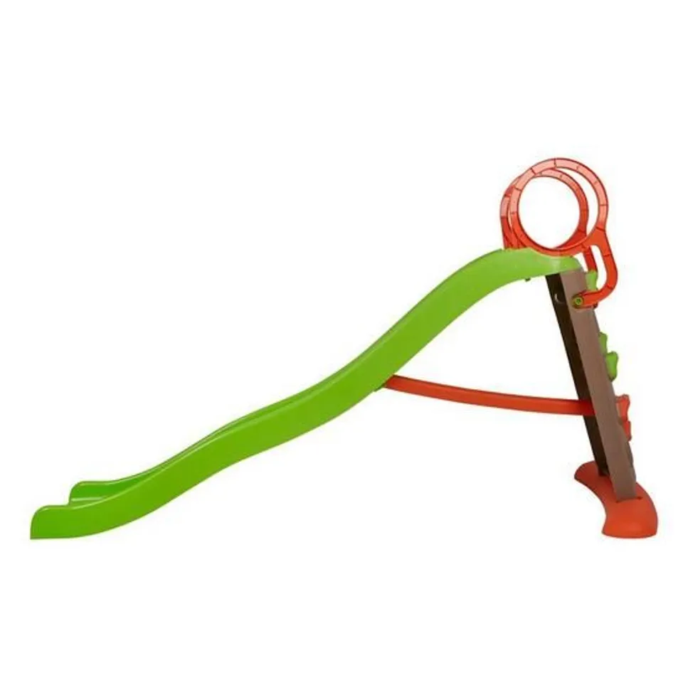 BOXED SLIDE WITH CLIMBING WALL RRP £29.99