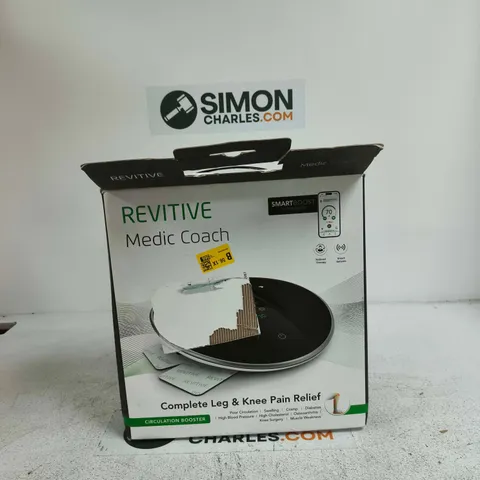 REVITIVE MEDIC COACH LEG & KNEE PAIN RELIEF DEVICE – BOXED