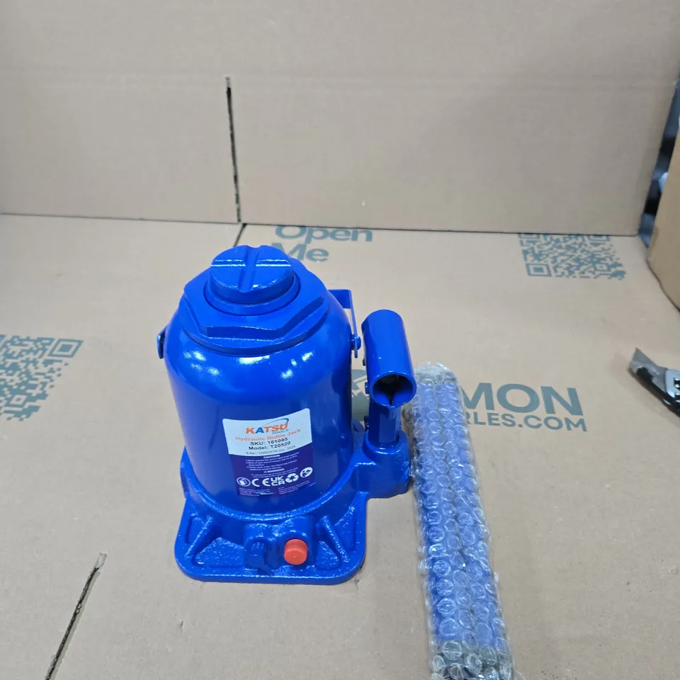 KATSU TOOLS HYDRAULIC BOTTLE JACK – MODEL T20520 (SKU 161095)