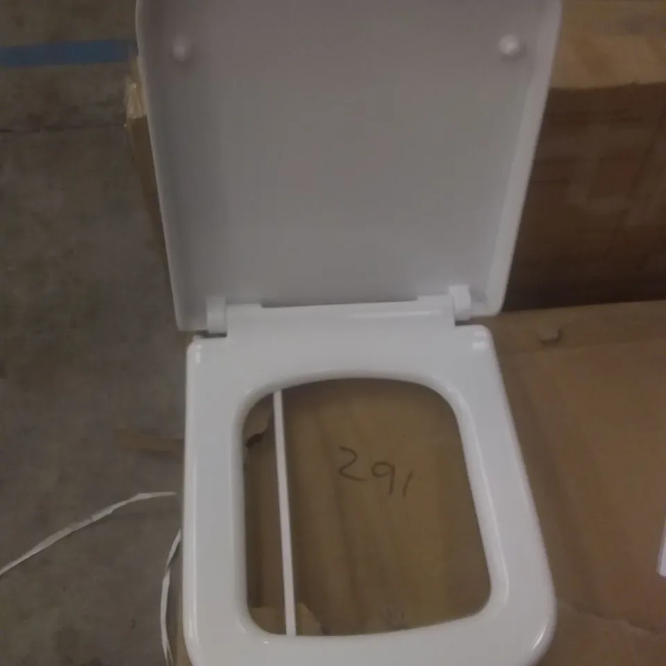 WHITE TOILET SEAT