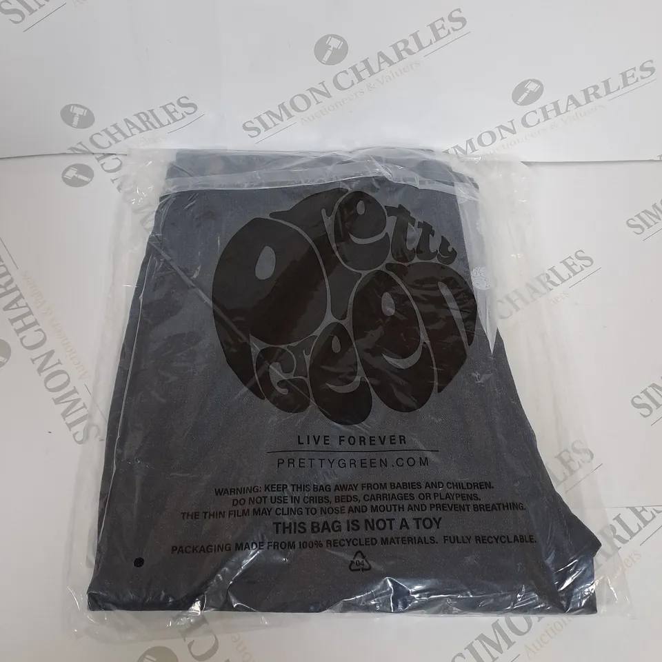 BAGGED PRETTY GREEN MENS REGULAR FIT DENIM JEANS SIZE 34R