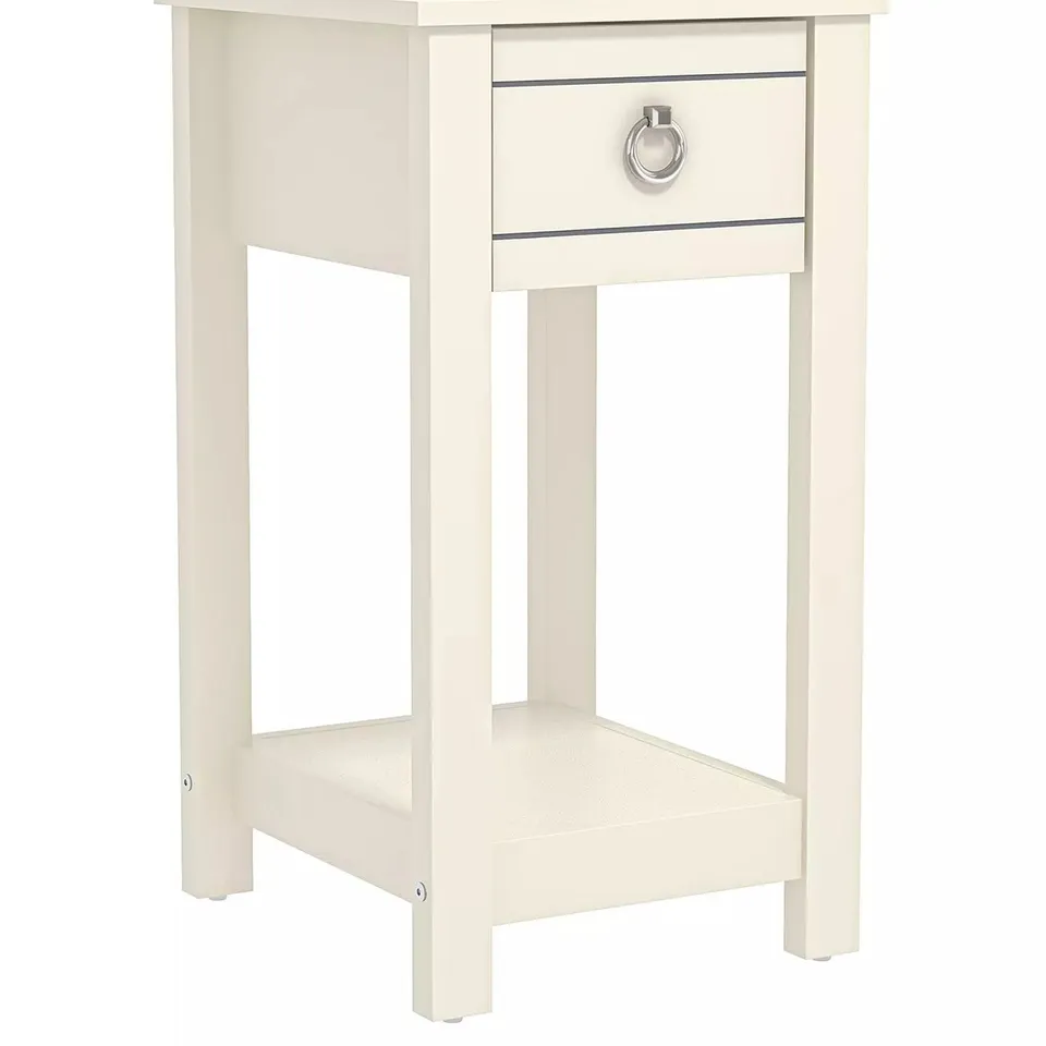 CLOVELLY SIDE TABLE - IVORY - COLLECTION ONLY RRP £59