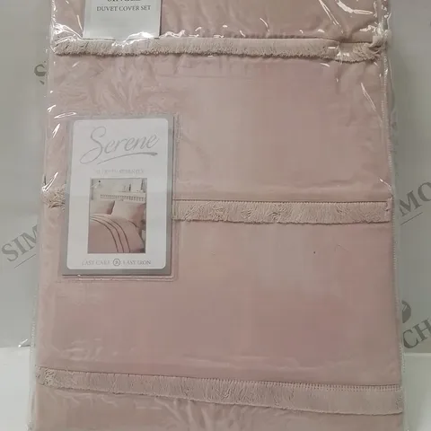 BRAND NEW SERENE SINGLE DUVET COVER SET -PINK-