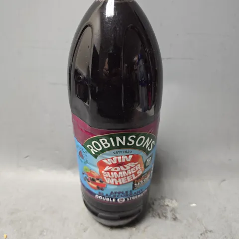 SET OF 5 ROBINSONS APPLE & BLACKCURRANT CORDIAL 