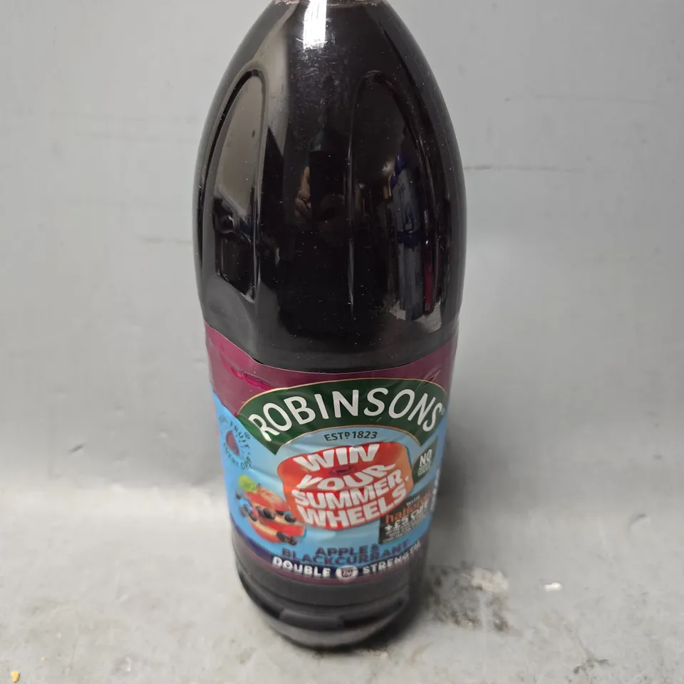 SET OF 5 ROBINSONS APPLE & BLACKCURRANT CORDIAL 