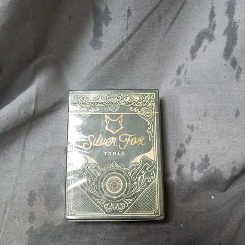 APPROXIMATELY 20 SEALED PACKS OF SILVER FOX TOOLS PLAYING CARD PACKS