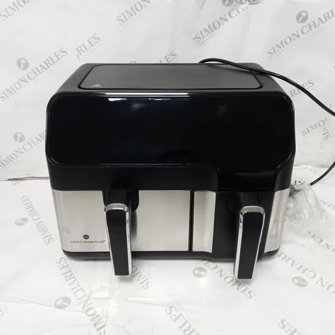 COOK'S ESSENTIALS 7.7L DUAL AIR FRYER 819102 BK 00