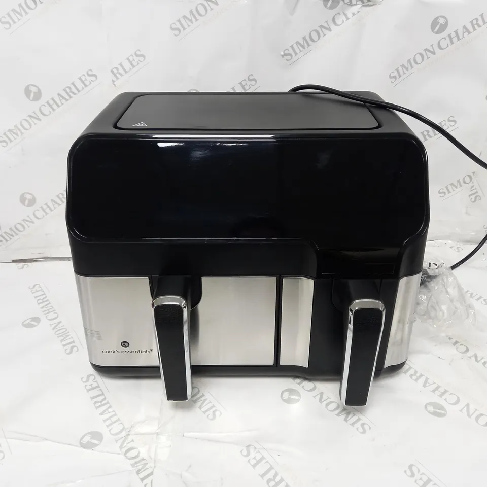 COOK'S ESSENTIALS 7.7L DUAL AIR FRYER 819102 BK 00