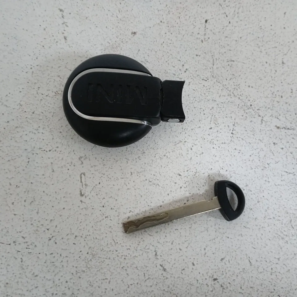 MINI Car Key Fob with Removable Metal key 