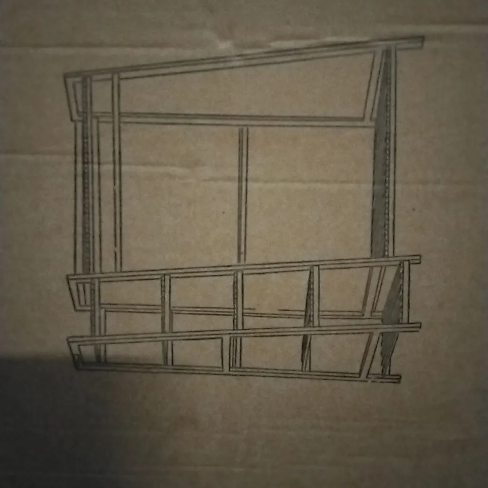 BOXED LIFE IDEAS UPGRADE "THICK PURE BAMBOO" BROWN COLOR 110X40X140CM 