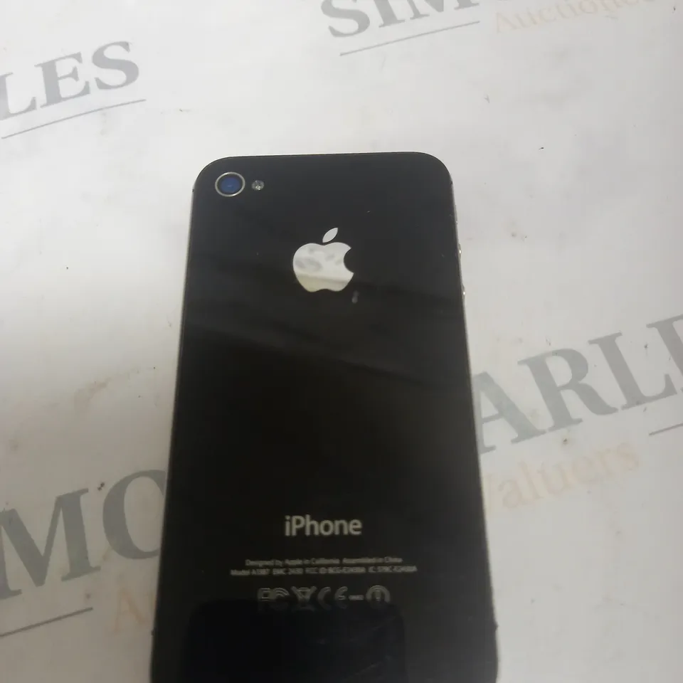 APPLE IPHONE BLACK MODEL A1387