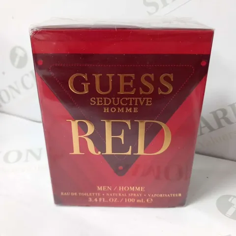 BOXED AND SEALED GUESS SEDUCTIVE HOMME RED MEN/HOMME EAU DE TOILETTE 100ML