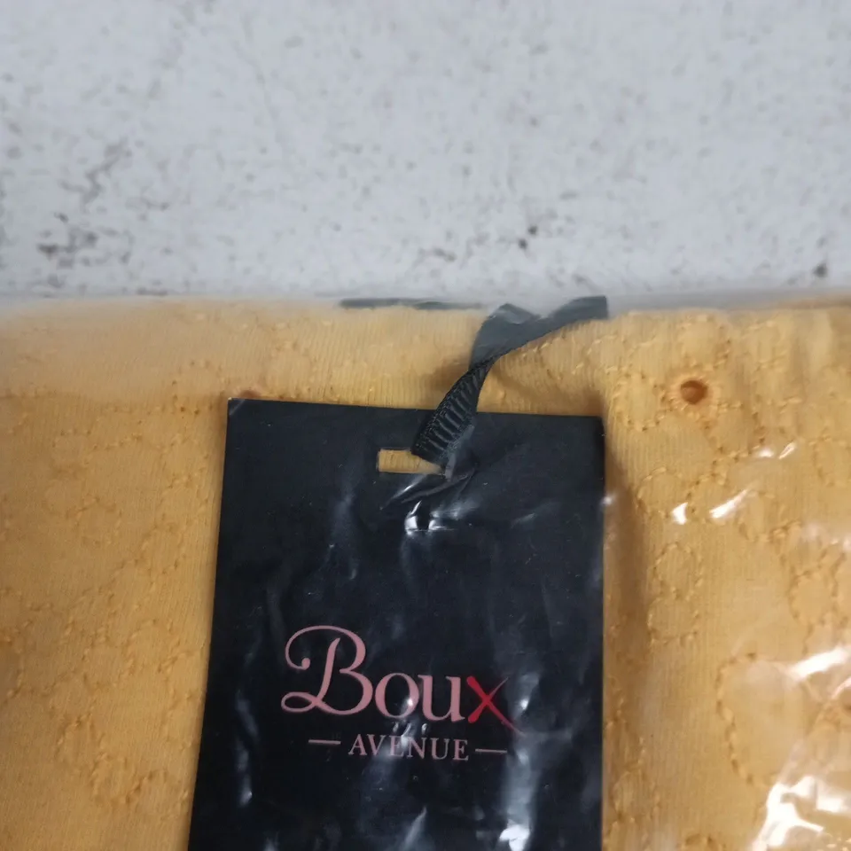 BOUX AVENUE AMALFI BRODERIE BRIEF – LEMON, UK SIZE 12
