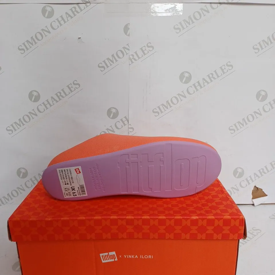 FIT FLOP CHRISSIE X YINKA ILORI IN ORANGE & YELLOW MIX - UK 6.5